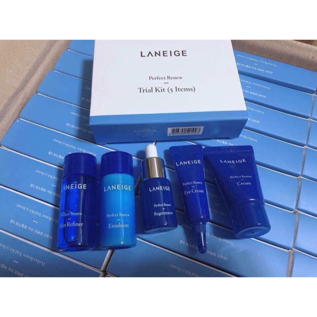 Bộ kit chống lão hoá Laneige Perfect Renew mini hạn sử dụng 2023