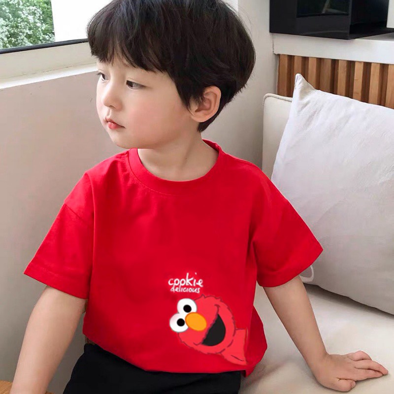 Áo Phông Bé Trai Bé Gái Mặt Cười Hàn Quốc, Áo Thun Trẻ Em Chất Cotton 1-5 tuổi Tuổi Kids One Shop Size 8-20kg AC5