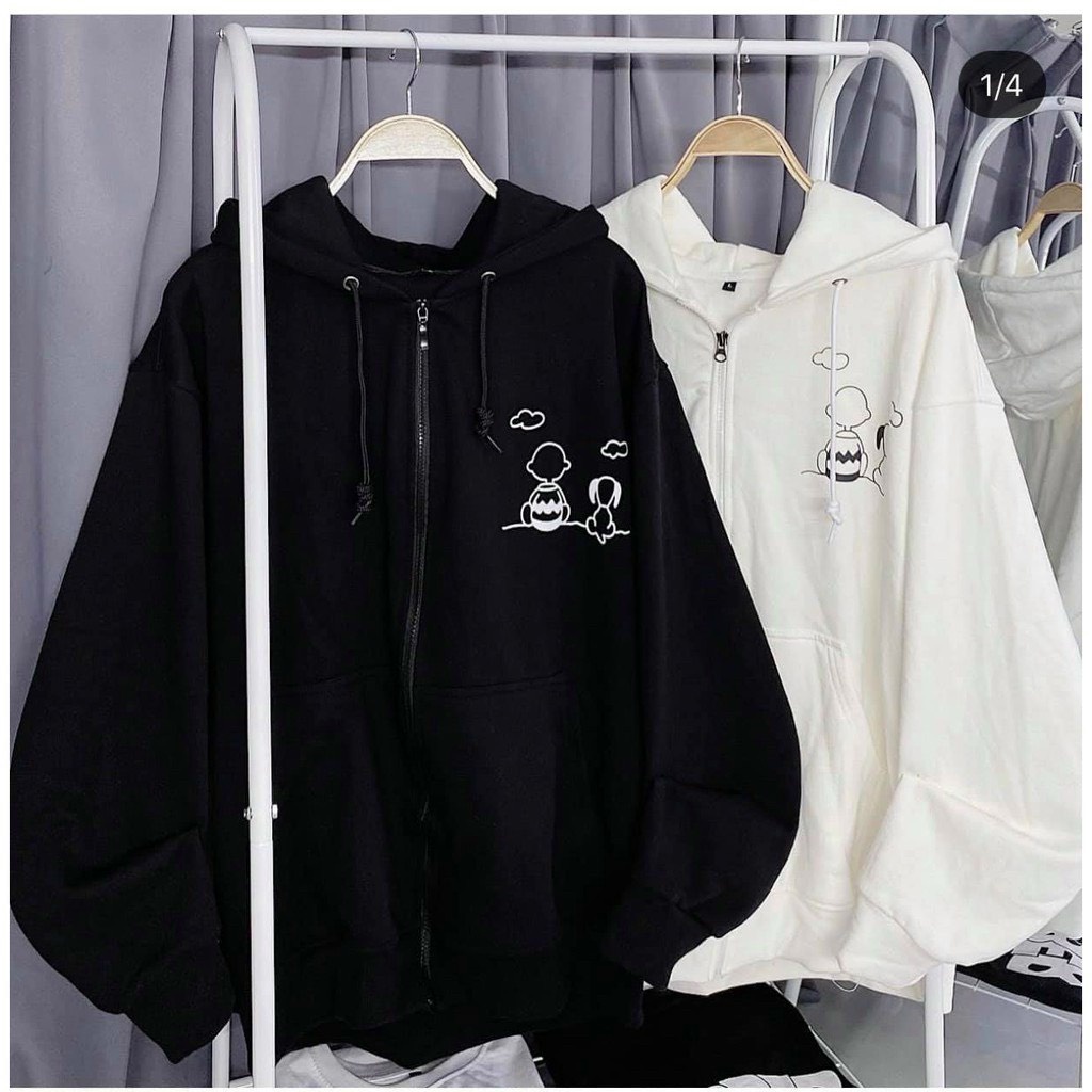 Áo Khoác Nỉ Form Rộng Nữ The Delia Áo Hoodie Zip Nữ Form Rộng Nỉ Bông Có Mũ Khóa Kéo My Friends KNK06 | BigBuy360 - bigbuy360.vn