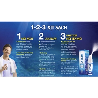Xisat xịt mũi xanh 75ml