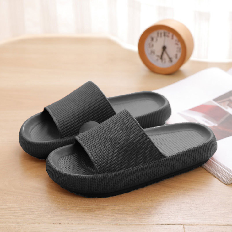 Summer Men Women Universal Quick-drying Thickened Non-slip Sandals Thick Sole House Slippers Bathroom Footwear Beach Sandal Slipper