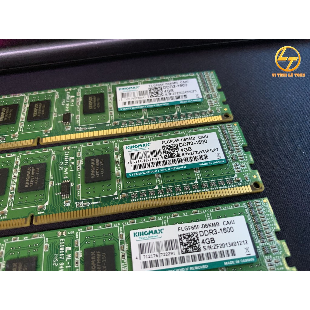 Ram Kingmax DDR3 4GB Bus 1333MHz/1600MHz (Cũ)