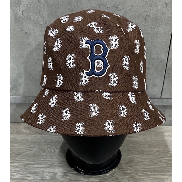 Mũ MLB - Nón bucket Monogram Jacquard 32CPHV011-50L chính hãng tiệm của Diệu mlb authentic