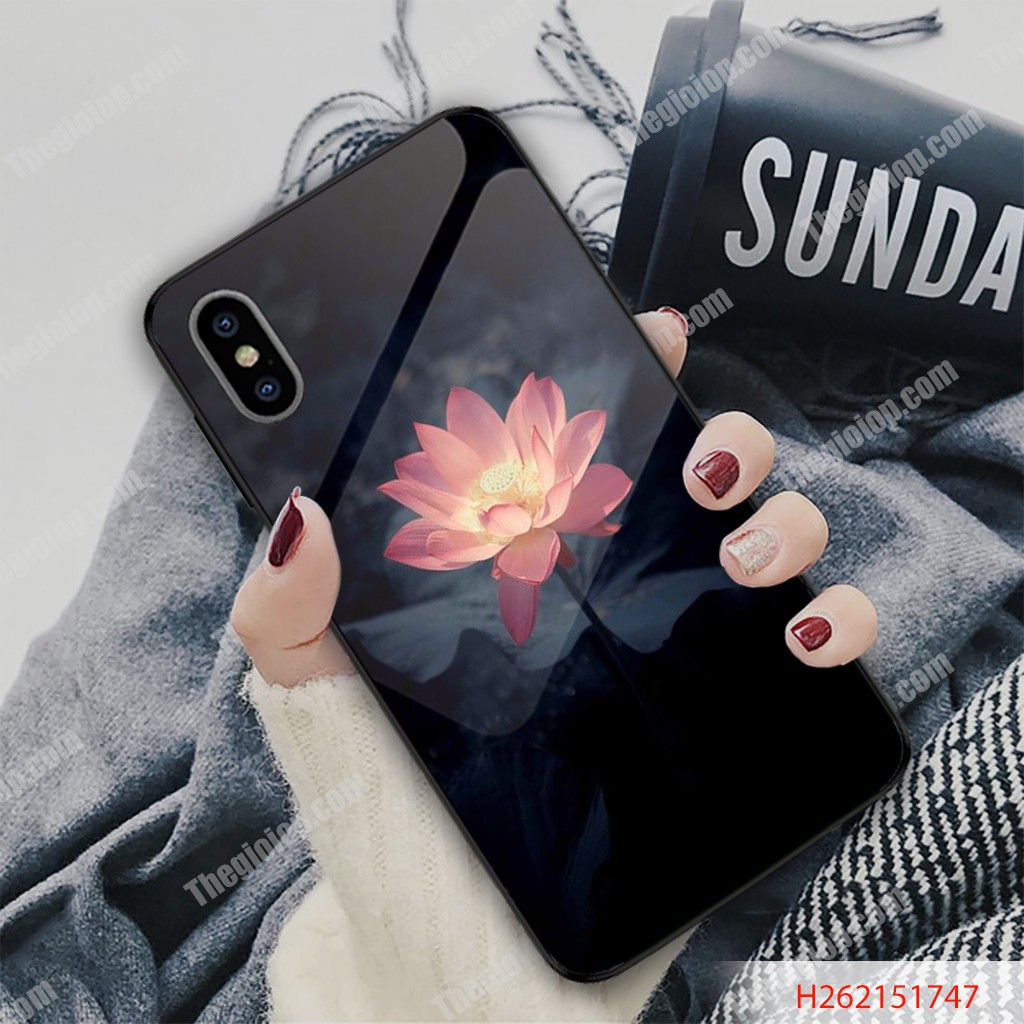 [HOT] - ỐP IPHONE, SAMSUNG TRÁNG GƯƠNG HOA SEN HỒNG H262151747