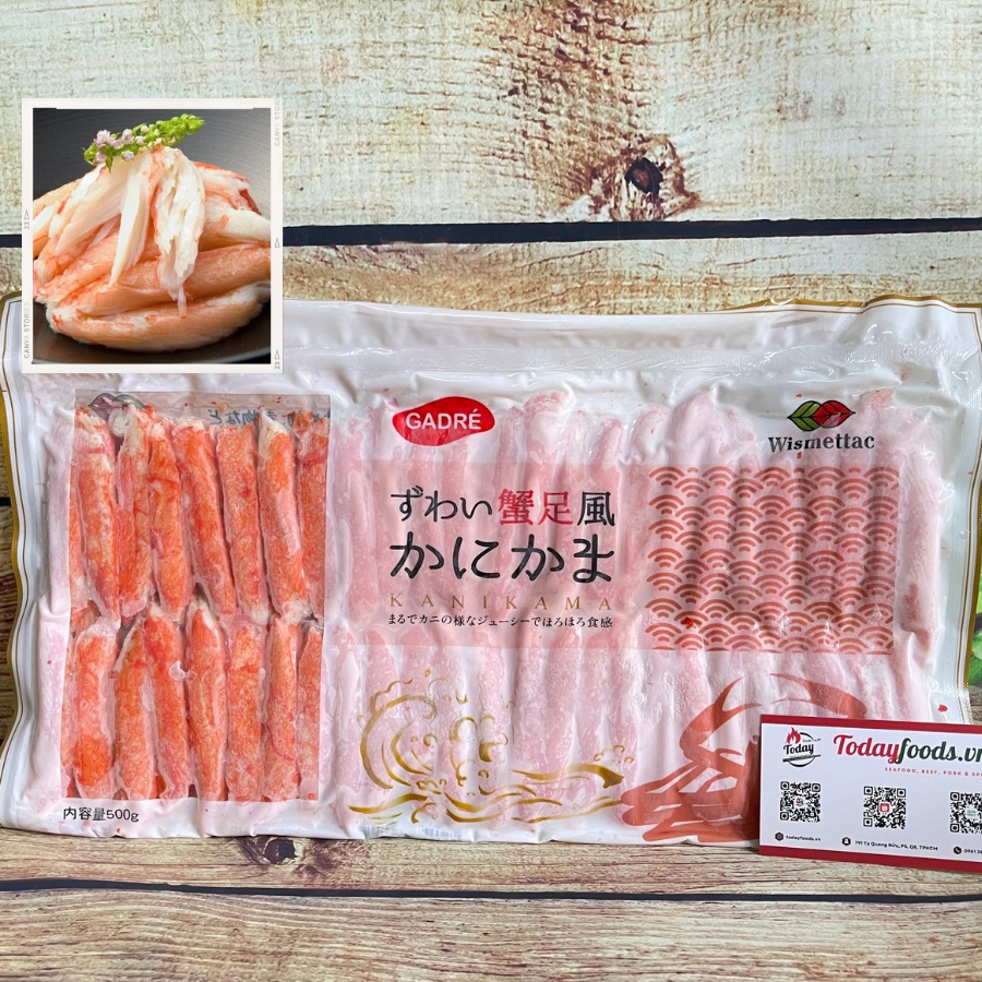 [CHỈ GIAO NỘI THÀNH HCM] Thanh giả cua tuyết Kanikama 500G (đông lạnh)