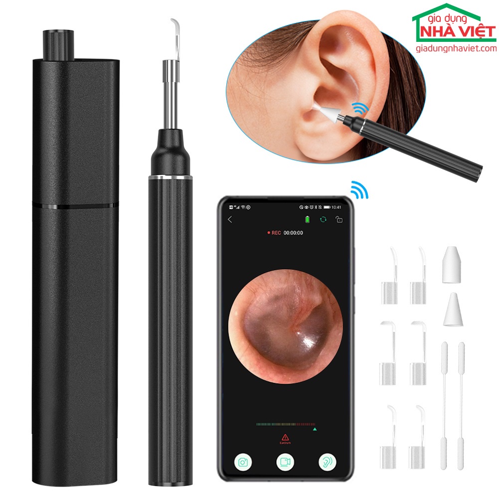 Camera nội soi tai mũi họng 3.9mm Wifi HD Inskam Timesiso P40 Pro Fullset