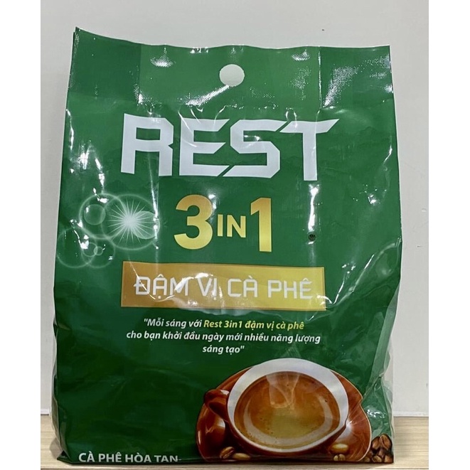 50 stick Cà phê Rest 3in1 đậm vị cà phê