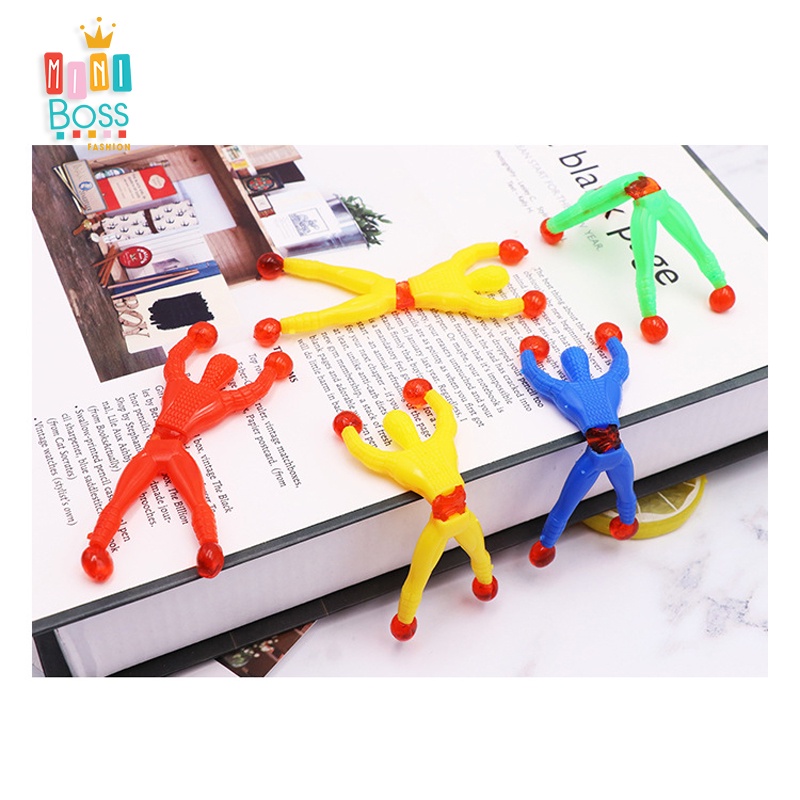 Đồ chơi người nhện leo tường, siêu nhân leo tường giảm căng thẳng