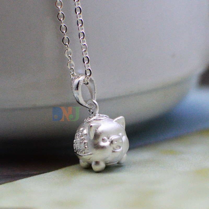 DÂY CHUYỀN CHARM HEO BẠC 925