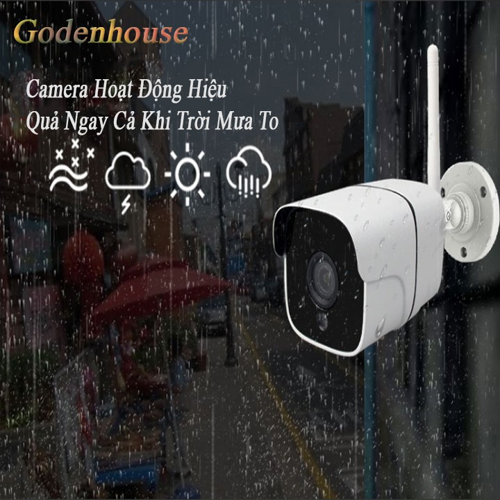 Camera an ninh IP Wifi Kiwivision A100, camera giám sát ngoài trời chống nắng mưa hoạt động độc lập không cần đầu ghi | BigBuy360 - bigbuy360.vn