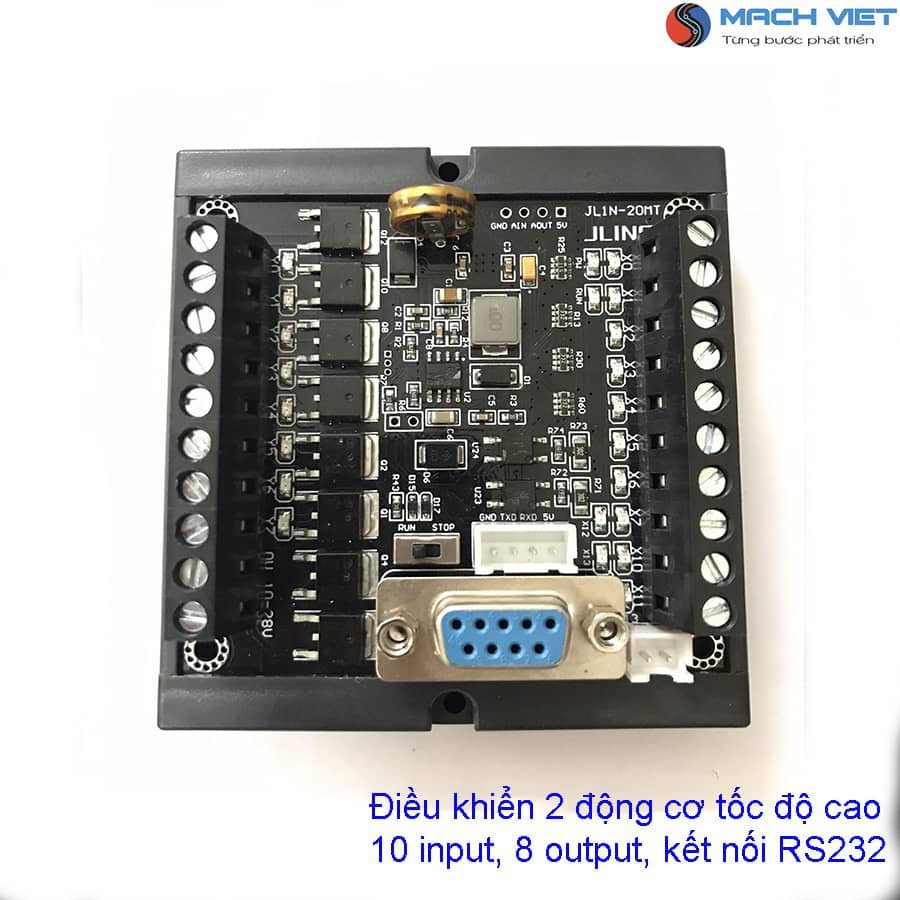 Bộ lập trình PLC FX1N 10MT, FX1N 10MR, FX1N-20MT, FX1N-14MR FX1N 20MT, FX1N 20MR có đế gài