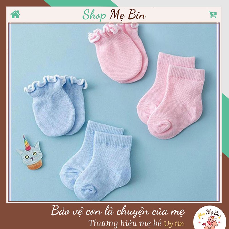 Sét Bao Tay Cân Cao Cấp Cho Bé Sơ Sinh Shop Mẹ Bin