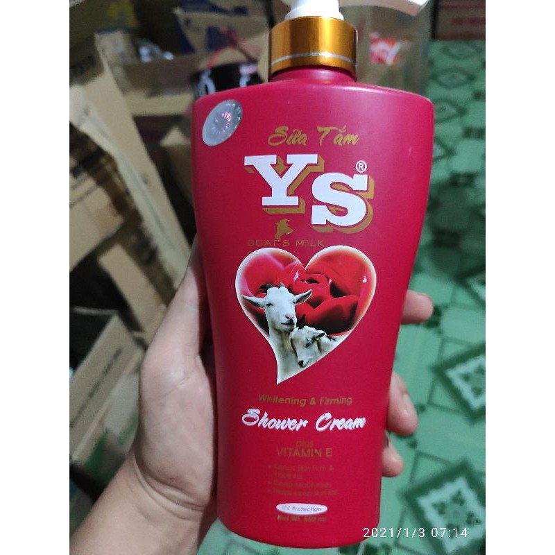 Sữa tắm YS làm trắng và săn chắc da 550ml