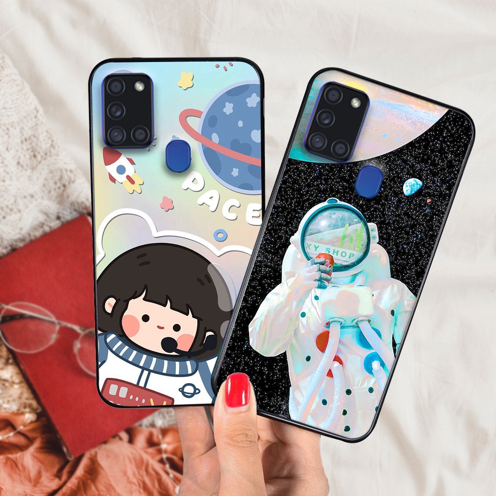 Ốp lưng Samsung A21S nhiều mẫu vũ trụ siêu đẹp, phi hành gia cực cute