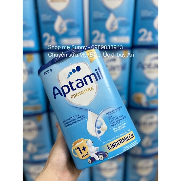 Sữa APTAMIL PRONUTRA số 1+ cho bé trên 1y hàng nội địa Đức