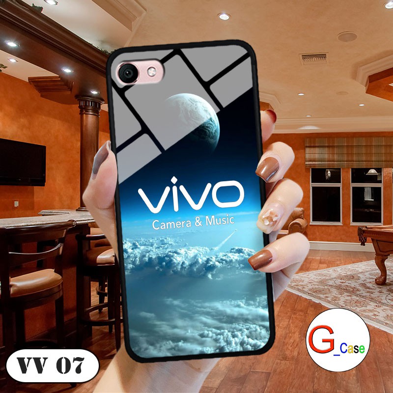 Ốp lưng Vivo V5/ Y67 - lưng kính in logo hãng điện thoại