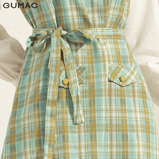 Đầm nữ phối 2 nút DA1172 GUMAC
