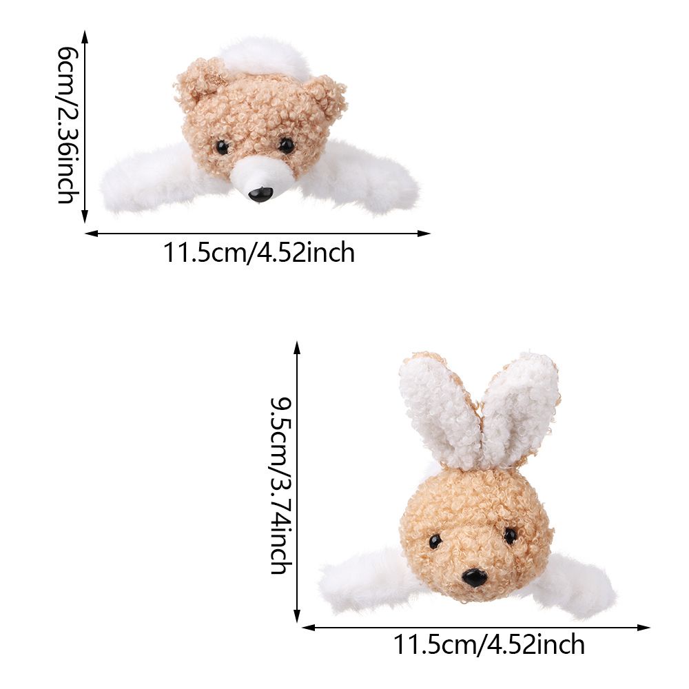 Kẹp tóc hình chú gấu/thỏ dễ thương thời trang mùa đông cho nữ