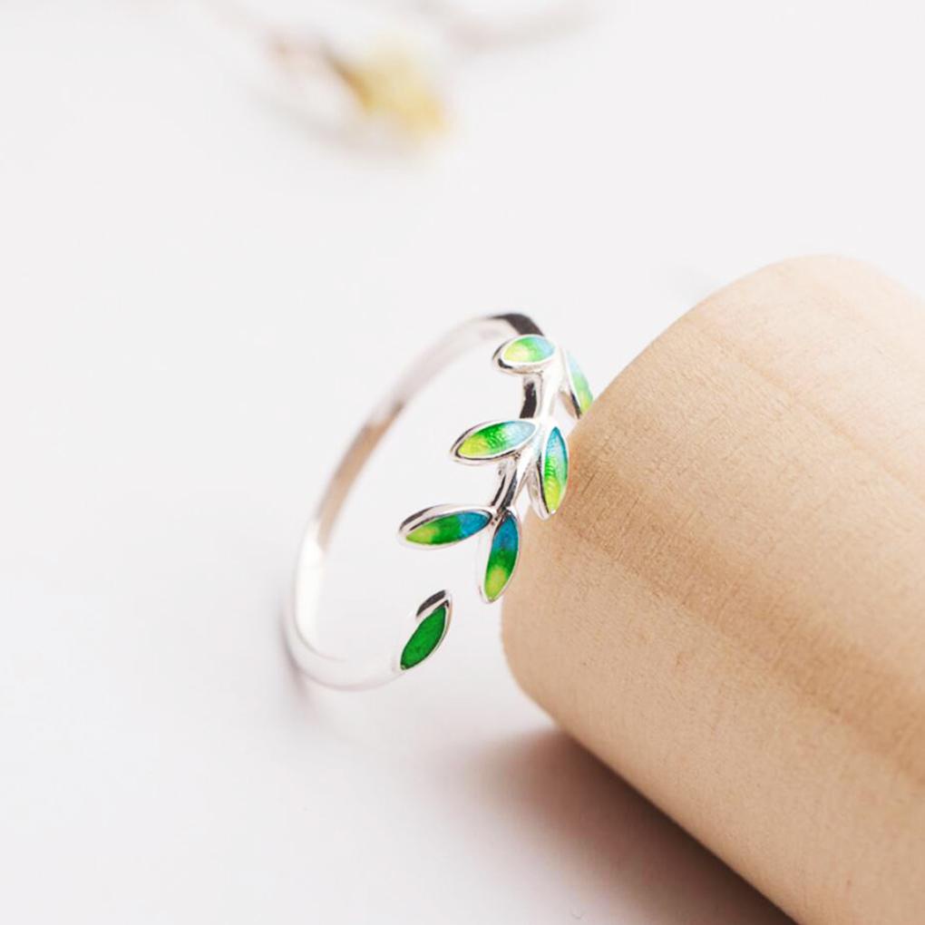 Nhẫn Hở Mạ Bạc 925 Thiết Kế Đơn Giản Thời Trang Cho Nữ