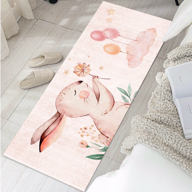 Thảm Chân Giường - Thảm Decor Phòng Ngủ Phòng Khách - Kích Thước : 80cm x 200cm