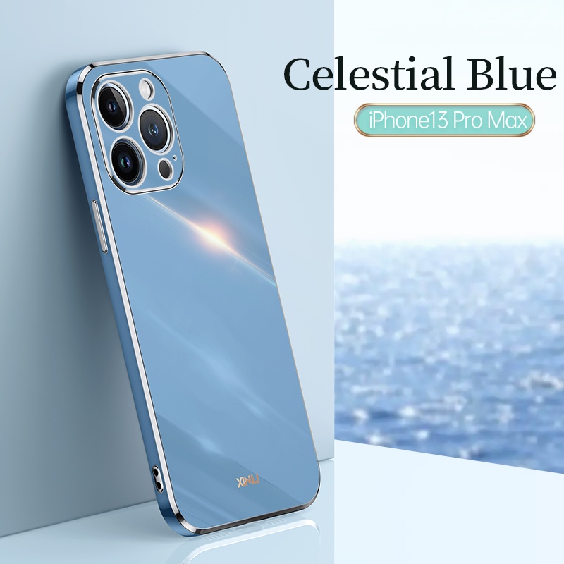 Ốp Điện Thoại Viền Thẳng Bảo Vệ Ống Kính Máy Ảnh Cho iPhone 8 Plus 7 Plus 6S Plus 6 Plus 7 8 6 6S SE2020