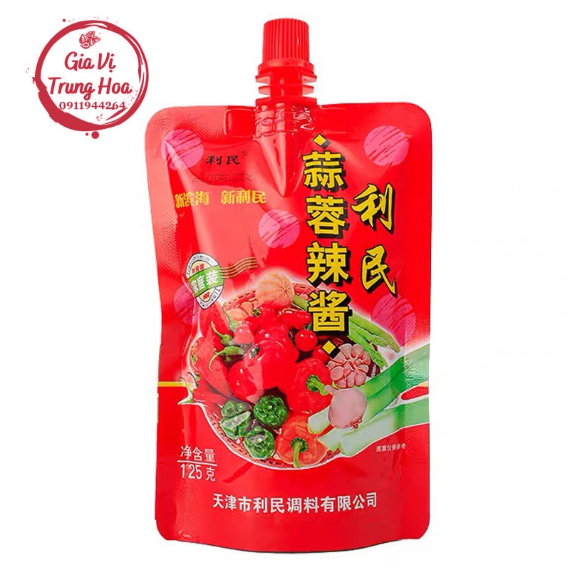 Sốt Chấm Đồ Nướng Tỏi Ớt Limin siêu phê 125g
