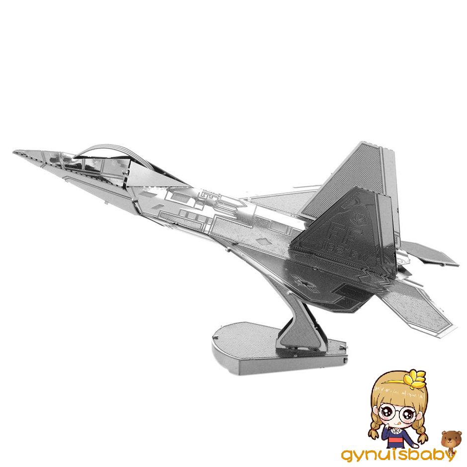 Metal Self Build 3D DIY Miniature Fighter Planes Model Building Puzzle Toy