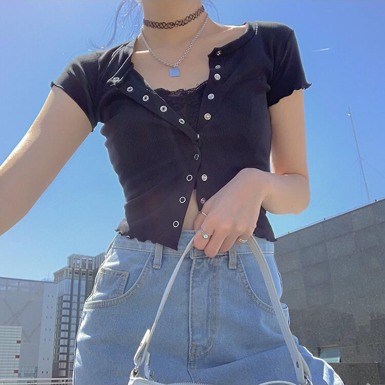 vòng cổ Hợp Kim Mạ Vàng / Bạc Mặt Vuông Thanh Lịch