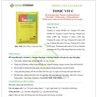 Tonic Vit C - Điện Giải C, Vitamin, Đường Glucose, hỗn hợp điện giải vitamin