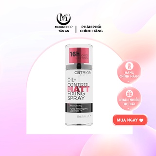 Xịt Khoá Nền Makeup CATRICE Oil Control 50ml