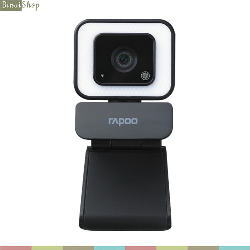 [BH 2 năm] Rapoo C270L - Webcam Họp Trực Tuyến Lấy Nét Tự Động HD 1080p, Góc Siêu Rộng 105°