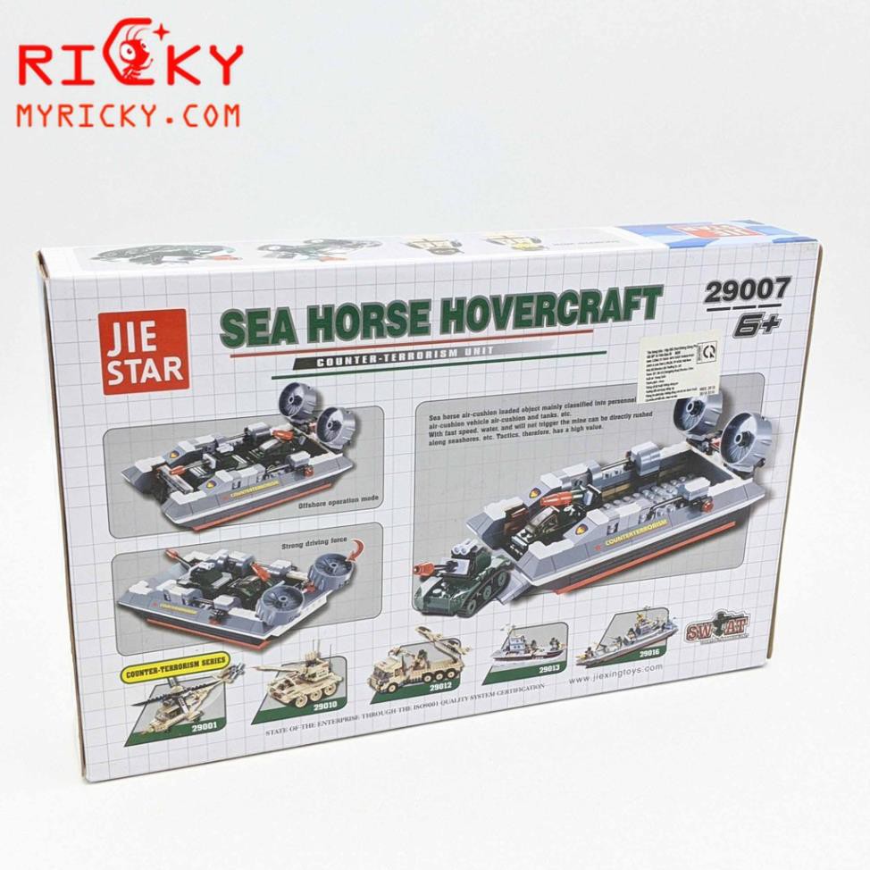 Bộ Đồ Chơi Lắp Rắp, Xếp Hinh Kiểu Lego Quân Sự -  Lắp Ráp Xe, Máy Bay, Tàu Quân Sự JIE STAR