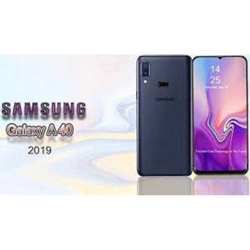 điện thoại Samsung Galaxy A40 2sim Bộ nhớ 64G ram 4G, Máy Chính Hãng, Camera siêu nét, Cân Game nặng mượt