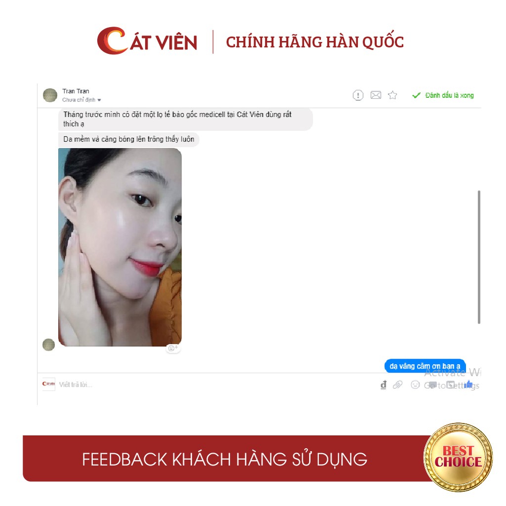 Tế bào gốc làm trắng Medicell Celula Whitening Solution, mờ thâm sạm se khít lỗ chân lông, căng bóng da - hộp 10 lọ