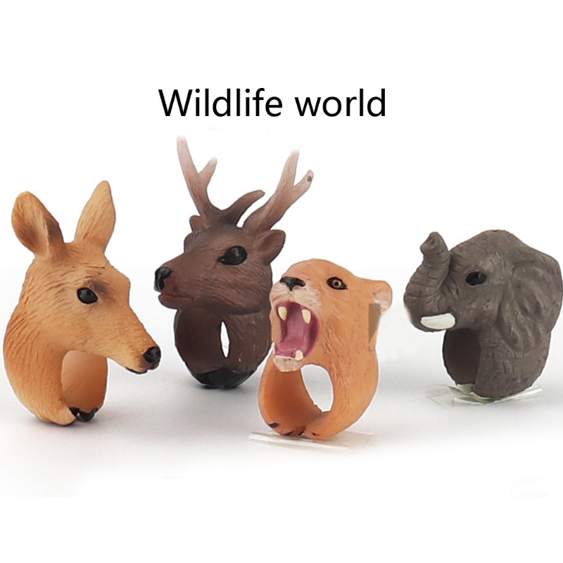 Wmmb Nhẫn Hóa Trang Khủng Long Dễ Thương Có Thể Điều Chỉnh Cho Bé