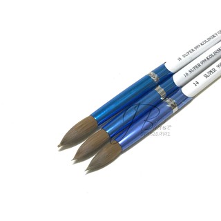 Cọ Đắp Bột KOLINSKY Germany - Cáng Xanh [Size 14, 16, 18]