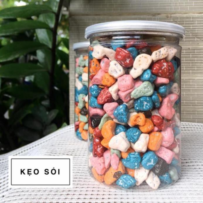 Kẹo sỏi đá nhân socola Lon 100gr