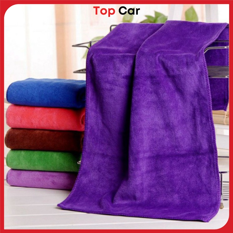 Khăn Lau Xe - Khăn Microfiber Mềm Mịn, Siêu Thấm Hút