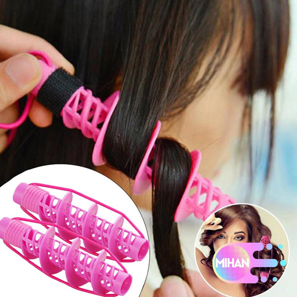 [Hàng mới về] Set 2 dụng cụ uốn xoăn tóc không dùng nhiệt tiện dụng sử dụng tại nhà