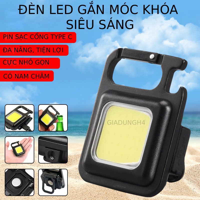 Đèn LED Mini Treo Móc Khóa Siêu Sáng Cao Cấp
