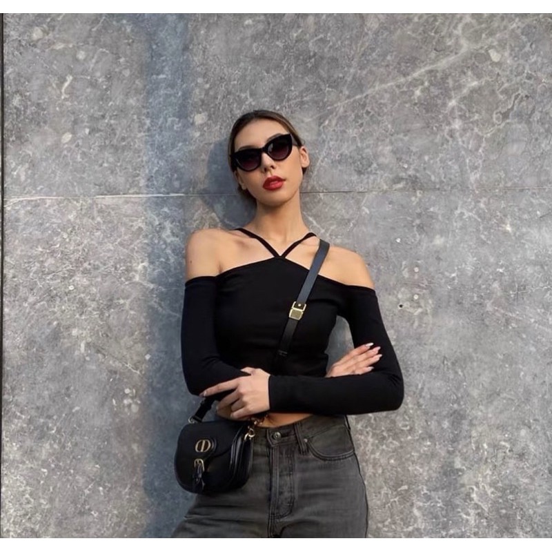 áo dây bẹt vai tay dài | BigBuy360 - bigbuy360.vn