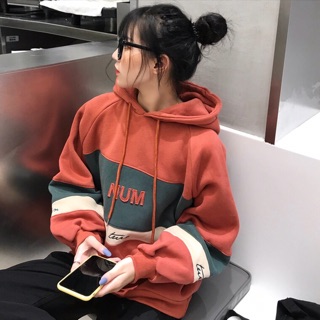 Áo hoodie NUM chất nỉ bông dày dặn