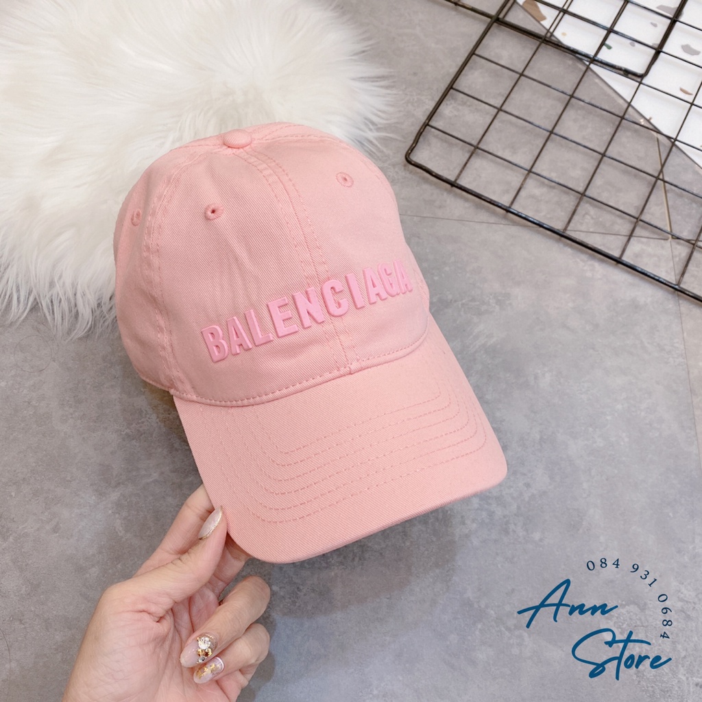MŨ LƯỠI TRAI BALENCIAGA MỚI NHẤT, LOGO NỔI BẬT, BẢNG MÀU CỰC HOT, CHẤT VẢI KAKI MỀM MẠI, MŨ PHÙ HỢP CẢ NAM VÀ NỮ