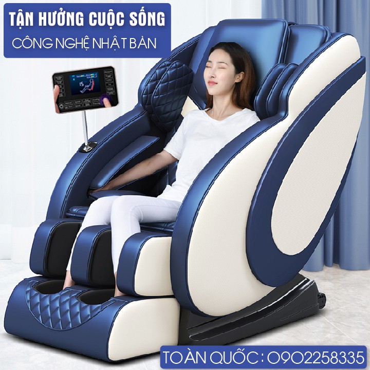 Ghế Massage Công Nghệ Nhật Bản, Ghế Matxa Điều Khiển Màn Hình LCD Cảm Ứng Tiên Tiến, Ghế Massage Toàn Thân Hồng Ngoại