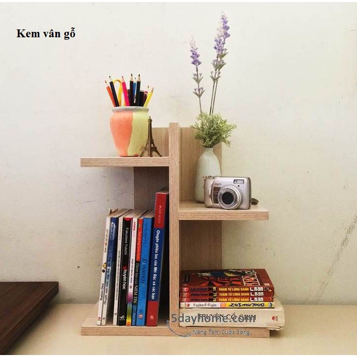 Kệ Sách Để Bàn Hình Cây 2 Tầng Cho Bàn Làm Việc KSB03 - 5dayhome | BigBuy360 - bigbuy360.vn