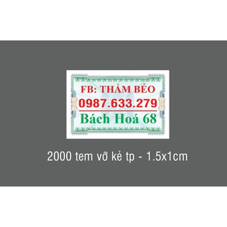 2000 tem bảo hành bách hóa 68