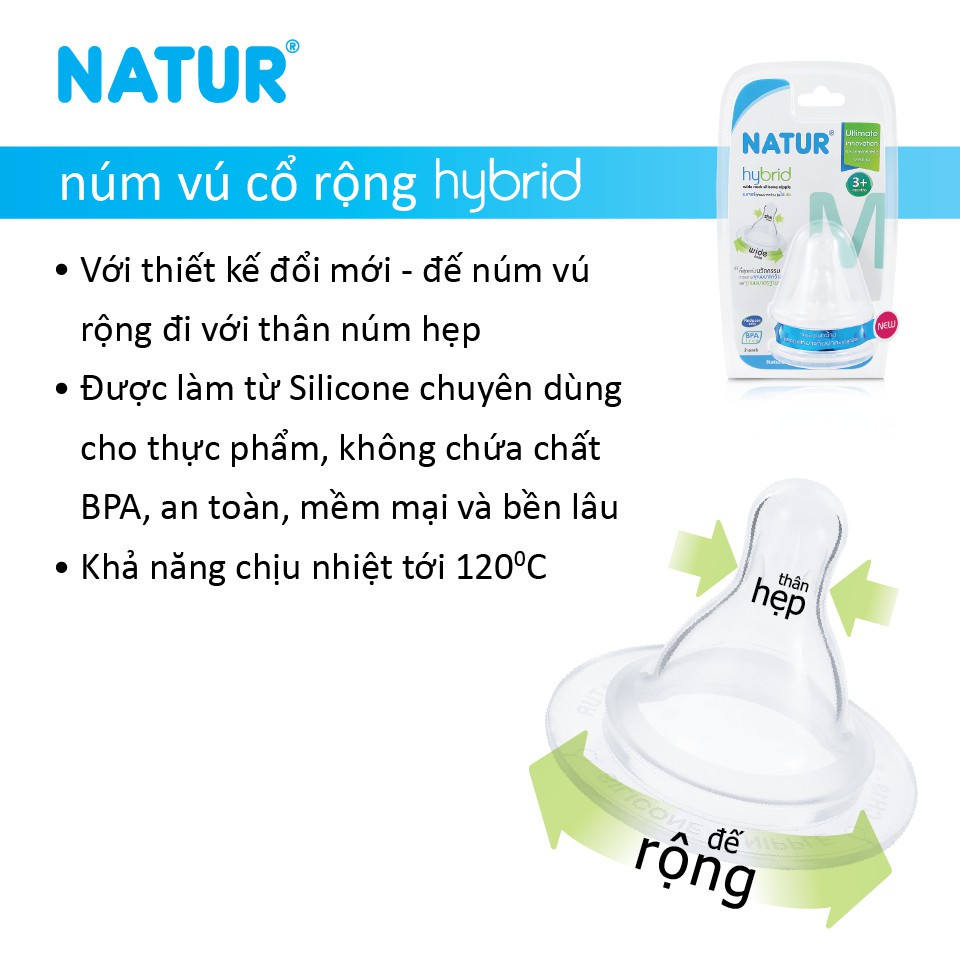 Bình Natur hybrid 120ml