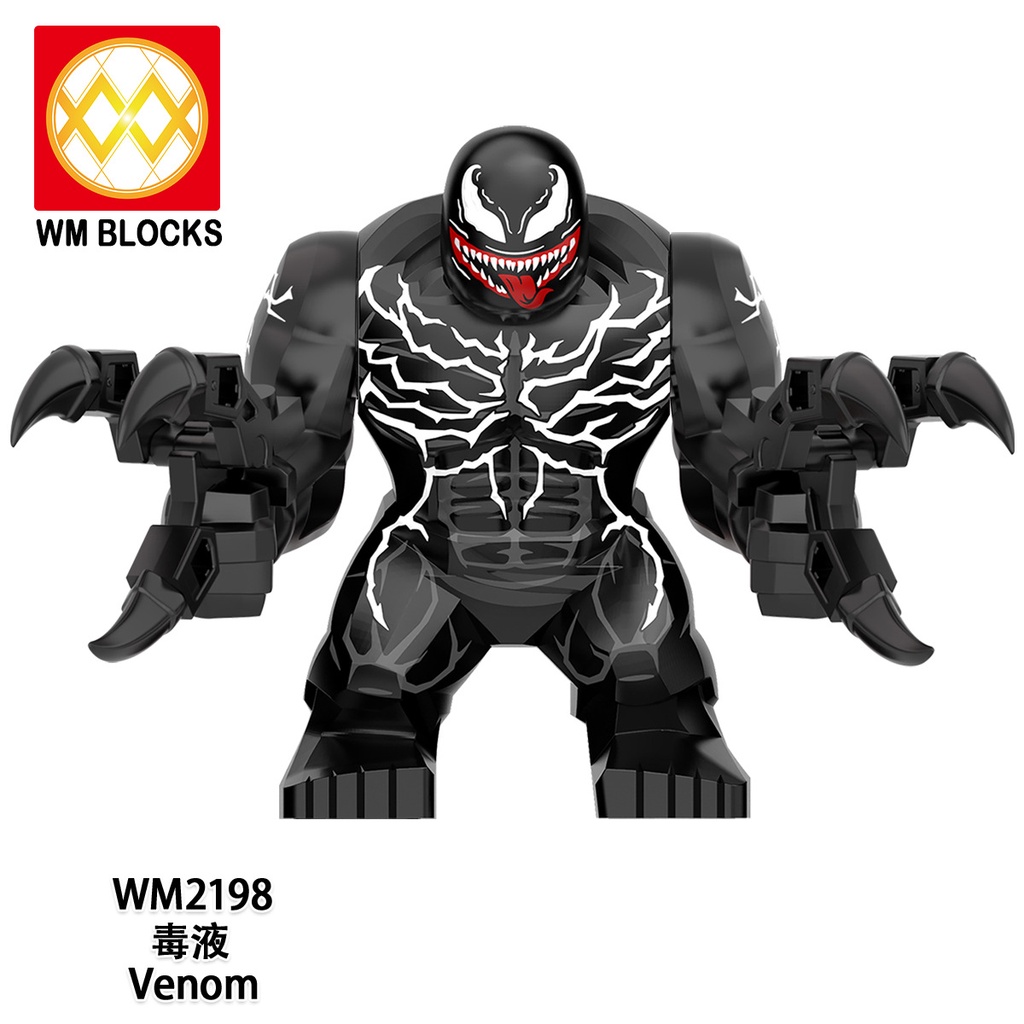 Minifigures Bigfig Nhân Vật Marvel DC Venom Carnage Anti-Venom Scream WM6120 Mẫu Mới Ra - Đồ Chơi Lắp Ráp