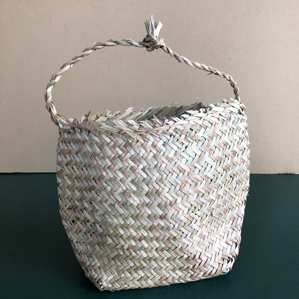 Túi cói, bị cói đi chợ, đựng đồ decor trang trí Trung Thu, trang trí Tết