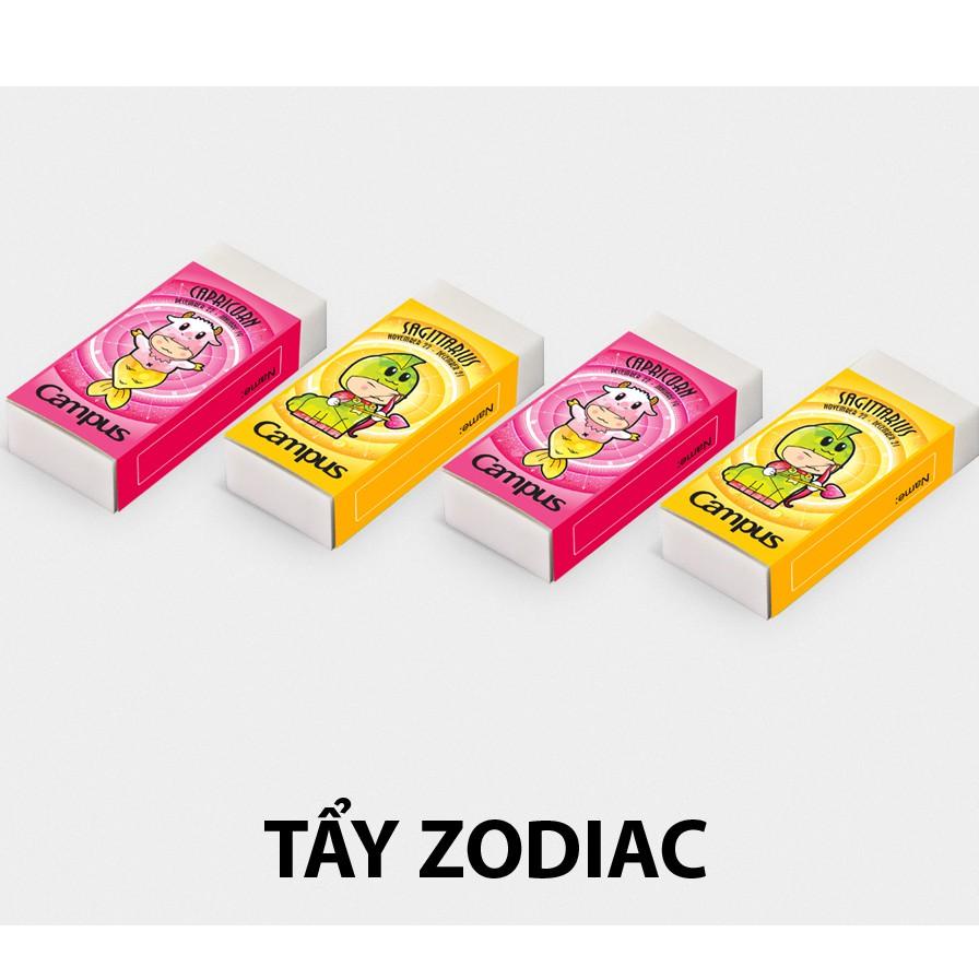 Gôm Tẩy CAMPUS - ZODIAC 12 cung hoàng đạo, Ngộ nghĩnh đáng yêu, có độ dẻo, dai cao dễ dàng tẩy xóa các nét vẽ -Loki Kids